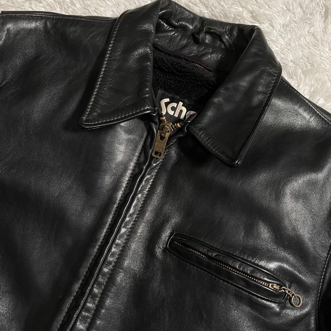 ショット レザージャケット ライダースジャケット ライナー付き AT101