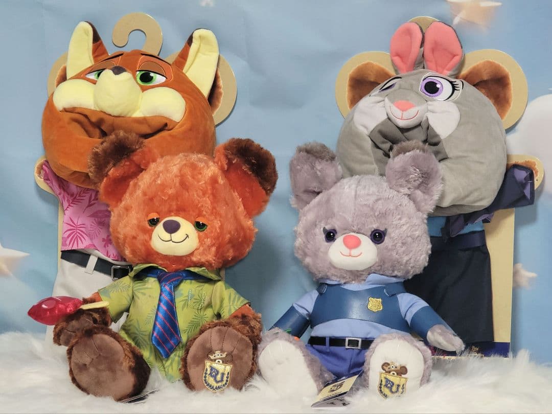 最新ユニベア❤ ズートピア2 ジュディ ニック ぬいぐるみ ディズニーストア