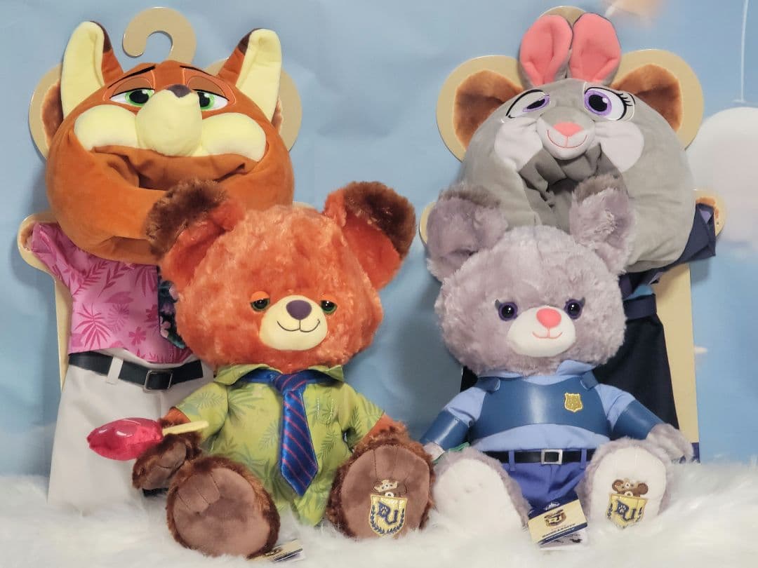 最新ユニベア❤ ズートピア2 ジュディ ニック ぬいぐるみ ディズニーストア