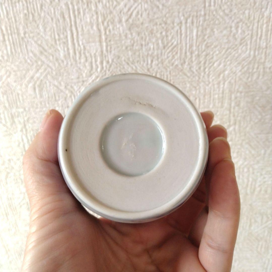 古伊万里染付渦潮文蕎麦猪口江戸時代