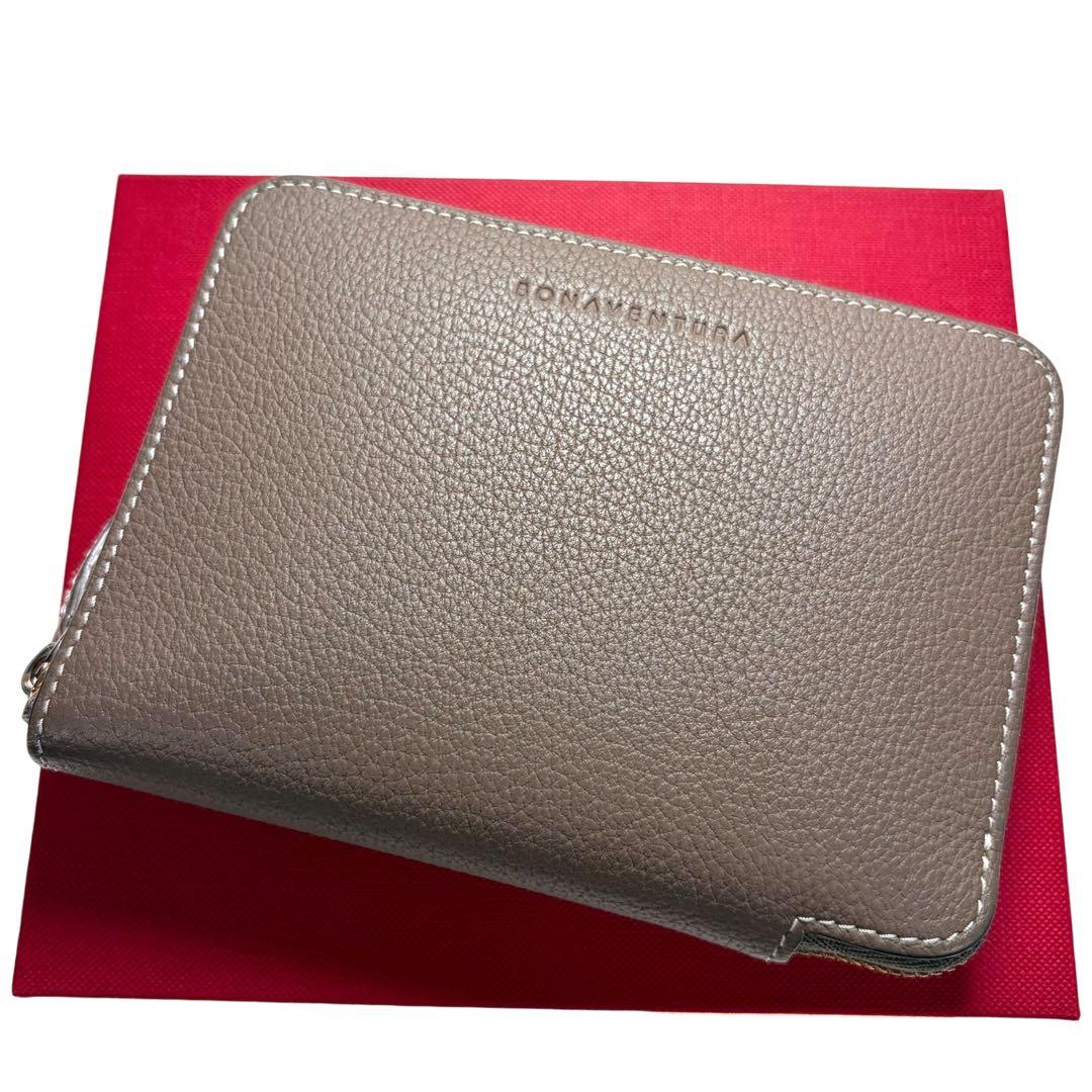 極美品 ボナベンチュラ 財布 小銭入れ 二つ折り a948