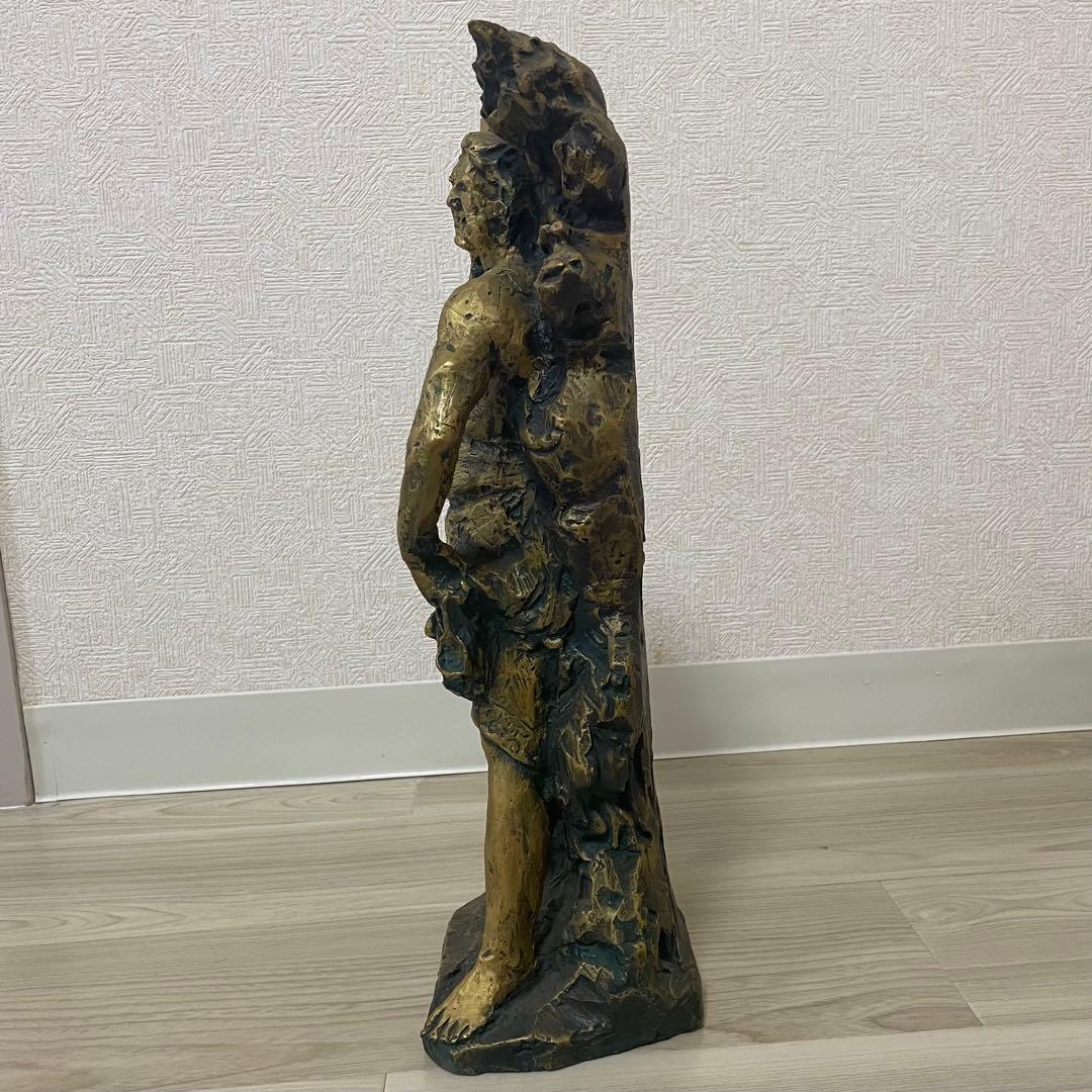 北村西望作 不動明王　仏教　仏像　銅製　ブロンズ像