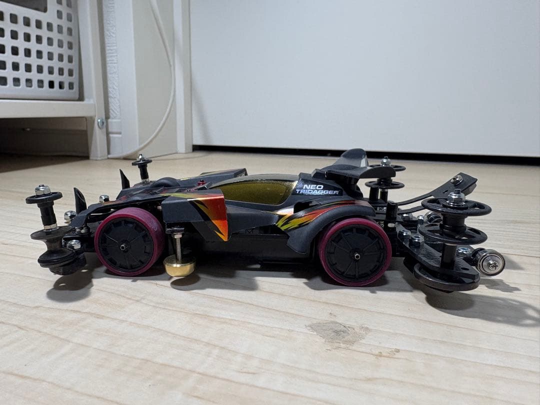 せ*ー様 ネオトライダガーzmc msフレキ カーボンスペシャル　ミニ四駆　完成