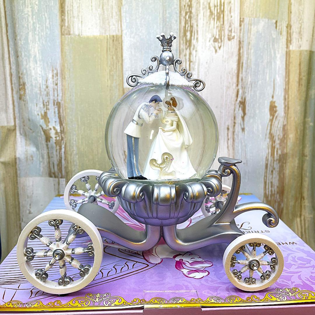 シンデレラ ウェディング スノーグローブ スノードーム かぼちゃの馬車
