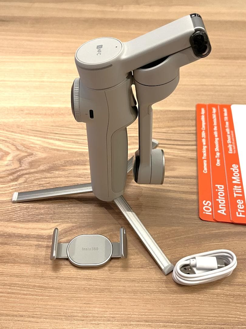 【美品】Insta360 Flow2 Pro 通常版 ／ストーングレー