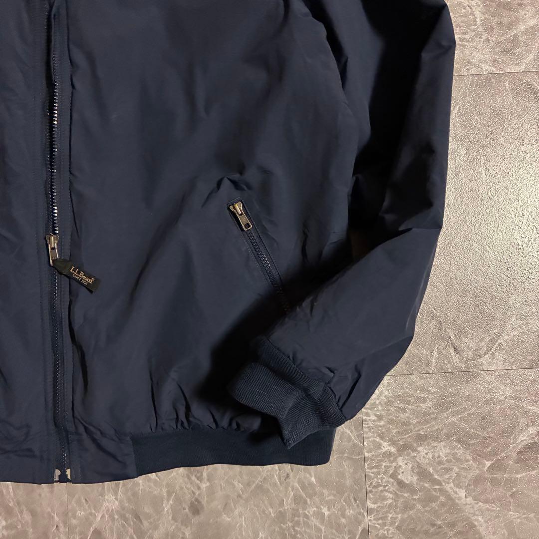 【希少】90s L.L.Bean ウォームアップジャケット刺繍ロゴ 古着 XL