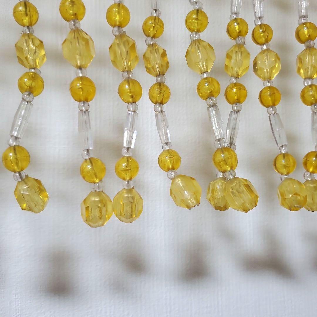 レトロポップ　珠暖簾　ビーズ暖簾　のれん　ビーズカーテン