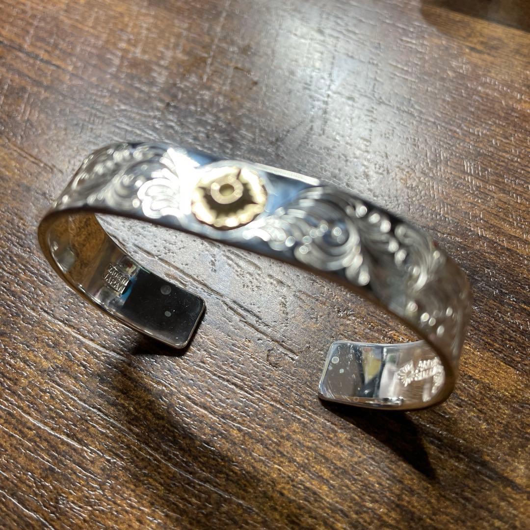 ハイランク　超美品　ほぼ新品級　アリゾナフリーダム　バングル　12mm k18