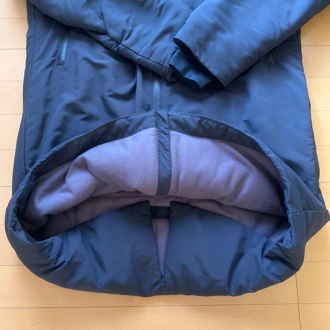 UNDER ARMOUR ロングコート ブラック　メンズ XXL 美品