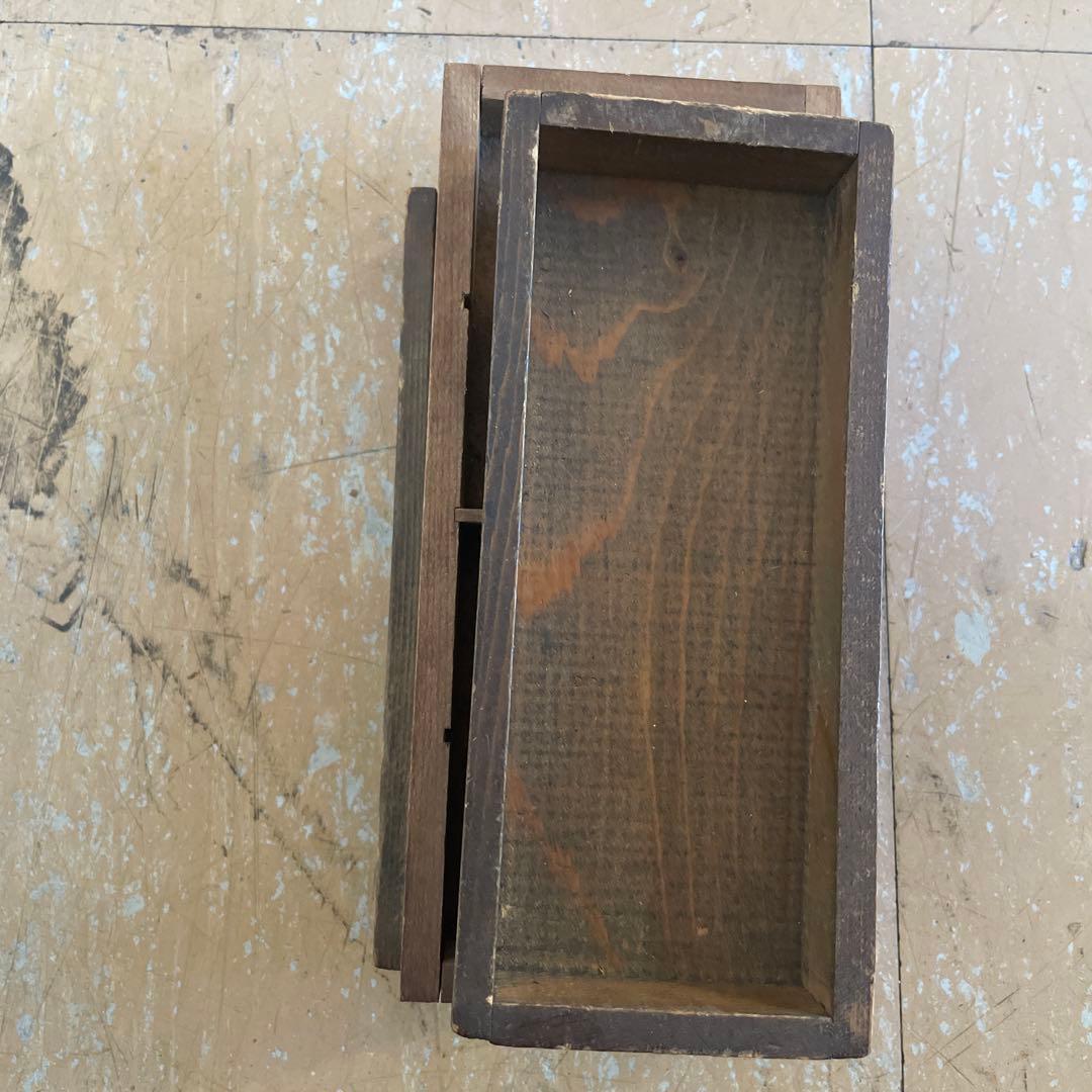 B40-5/活版印刷所で使われていた小箱（文選箱）3種40枚【古道具】