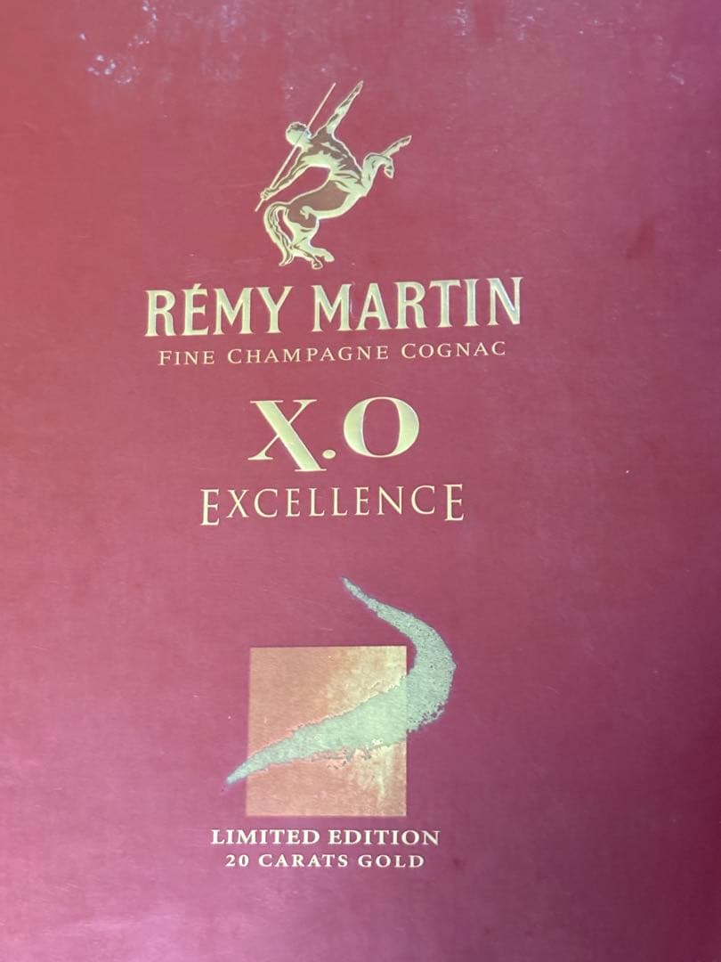 メリクリ限定価格レミーマルタンXO excellence20caratsgold