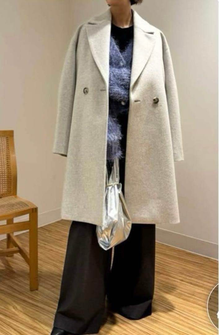 GALLARDAGALANTE ウールビーバーチェスターコート グレー