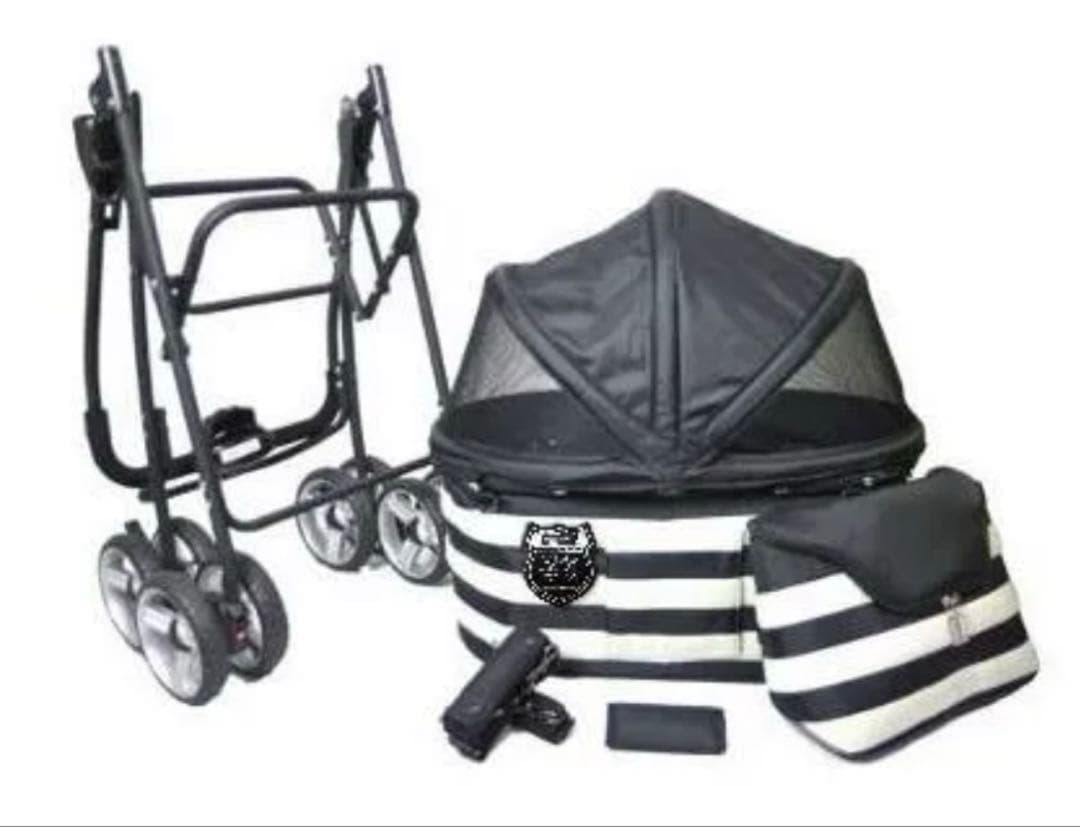 シャンアンジェコラボ　Otty 天使のカート　ペットカート　ドッグカートお出かけ