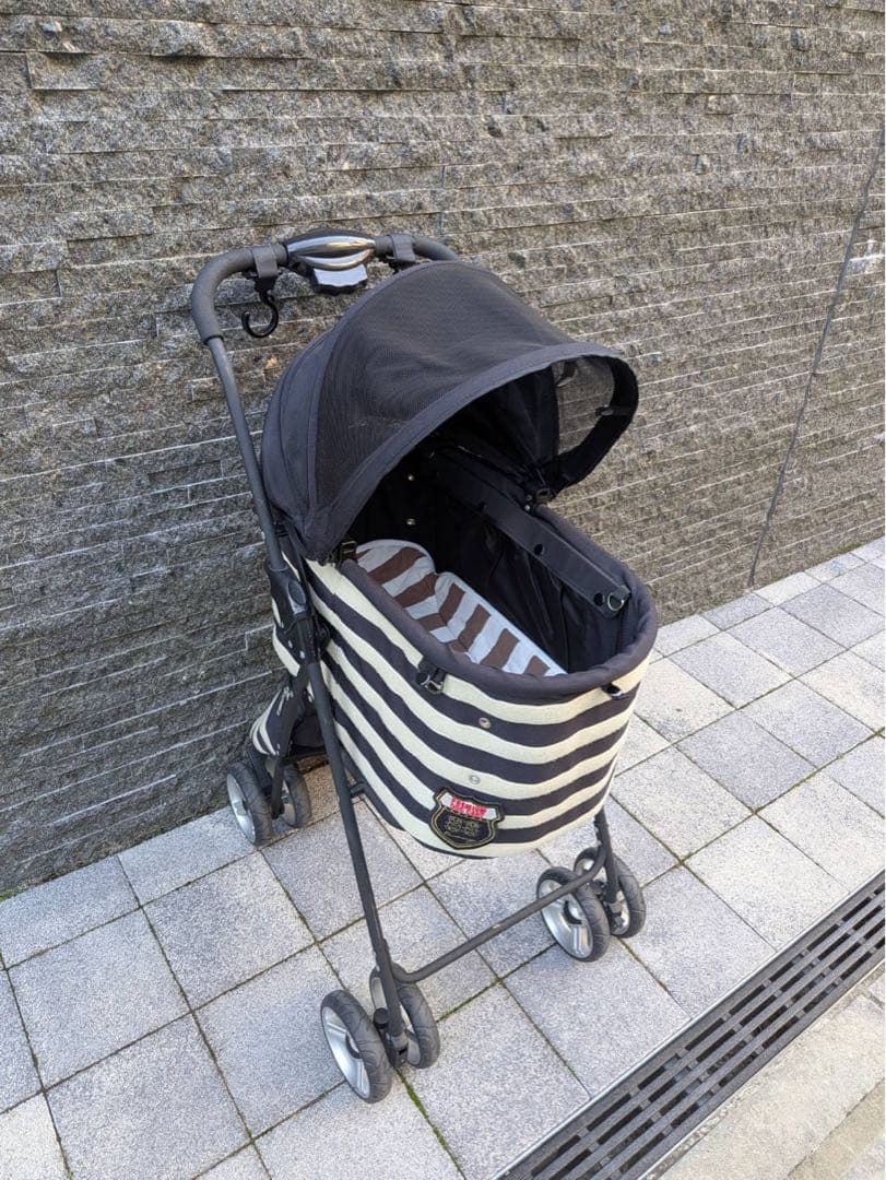 シャンアンジェコラボ　Otty 天使のカート　ペットカート　ドッグカートお出かけ