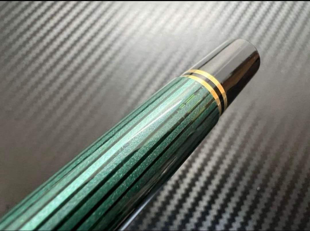 ペリカン スーべレーン M400 緑縞 グリーン 万年筆 M 中字