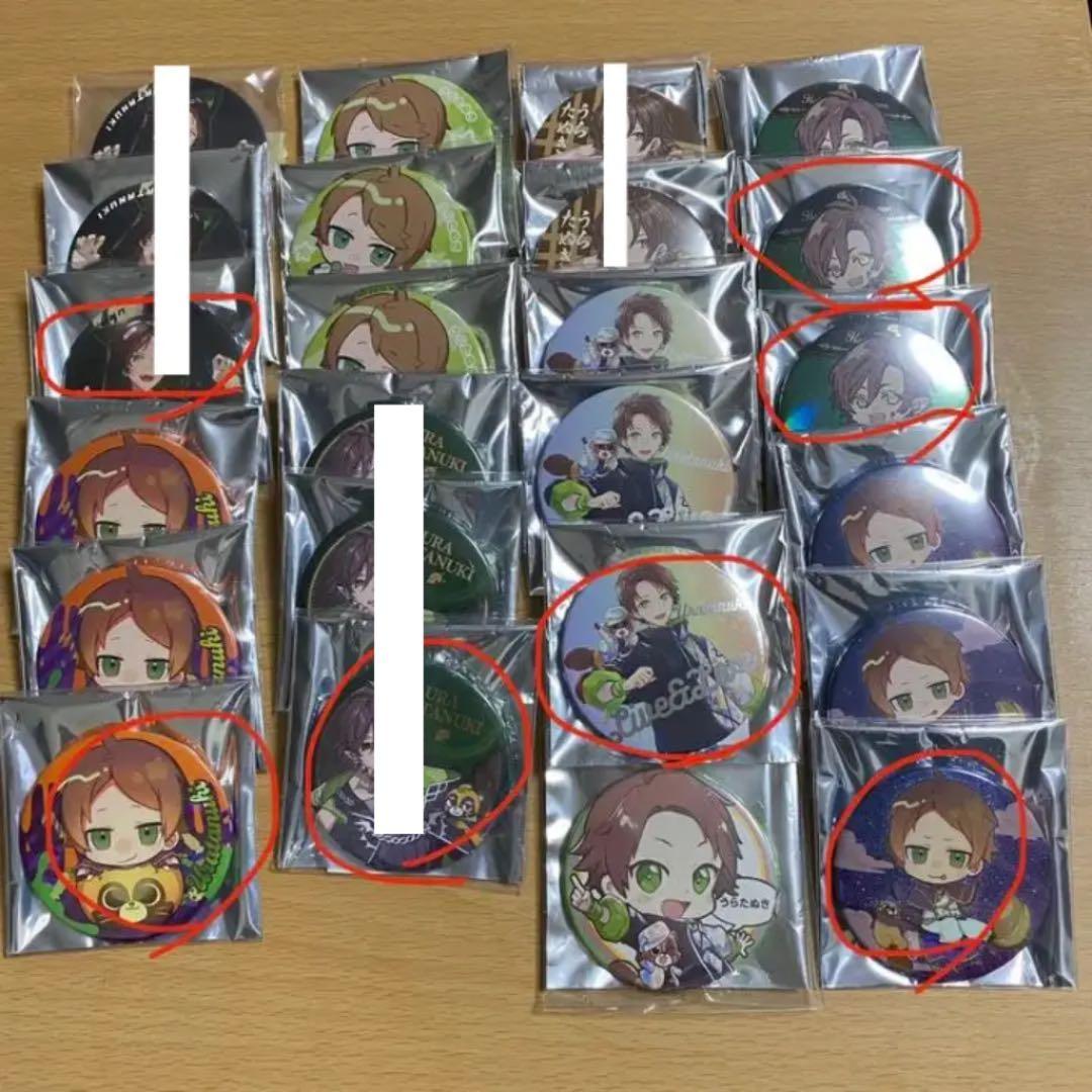 うらたぬき 缶バッジ