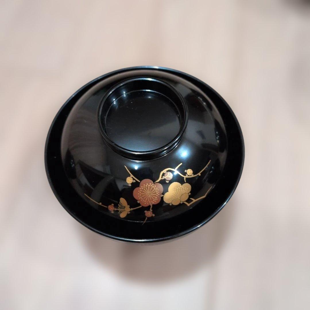 象彦花蒔絵吸物椀　輪島塗　山中塗　津軽塗　越前塗　春慶