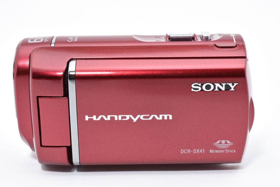 【極美品】SONY Handycam DCR-SX41 レッド　ほぼ新品！