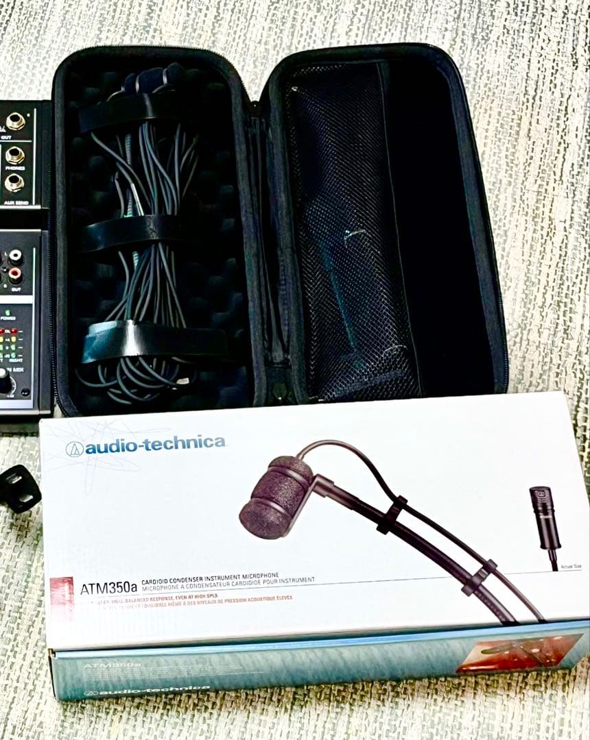 audio-technica ATM350a コンデンサーマイク