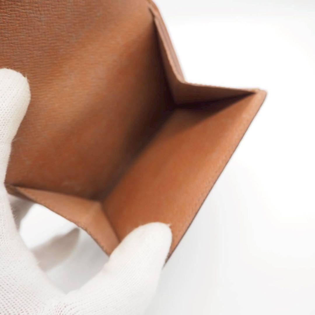 ルイヴィトン ポルトモネビエカルトクレディ モノグラム 三つ折り財布 ブラウン