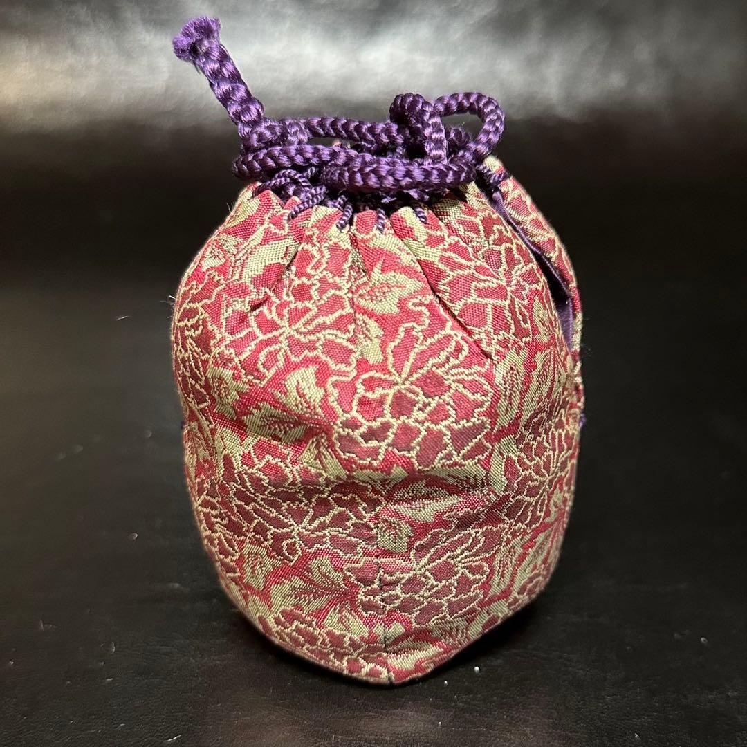 ★茶道具！備前焼 茶入！『木村 長十郎(友敬)』作！共箱/仕覆！★