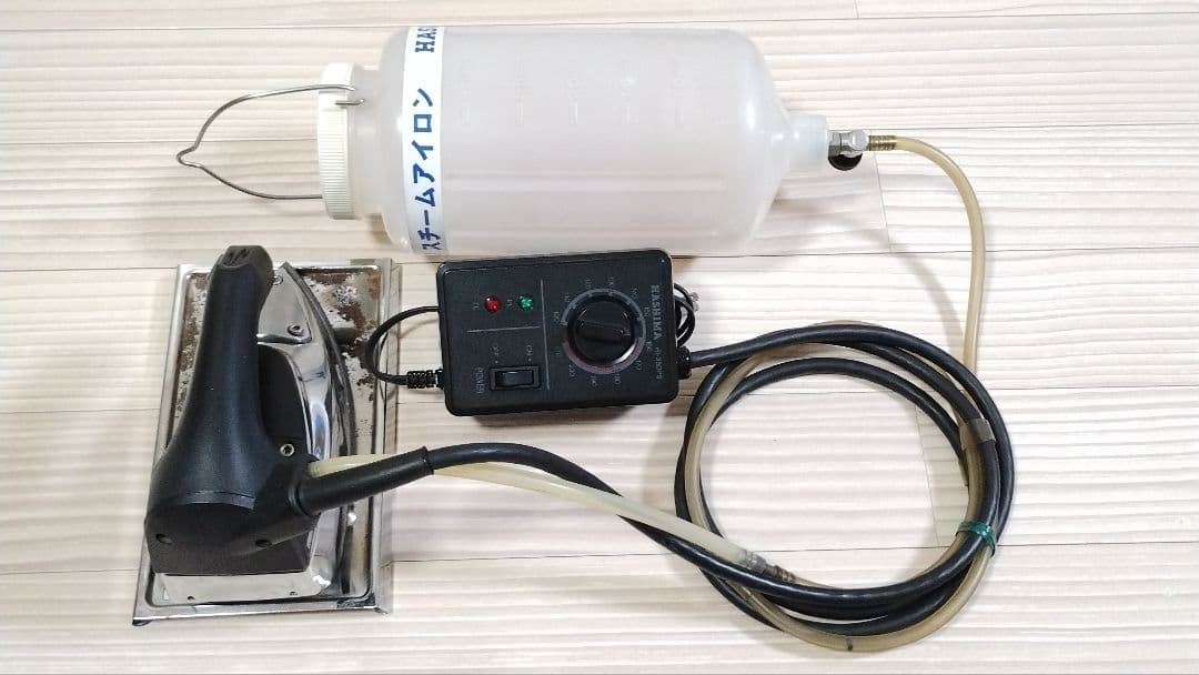 ハシマ工業用滴下式スチームアイロン HI-350PS バキュームアイロン台セット