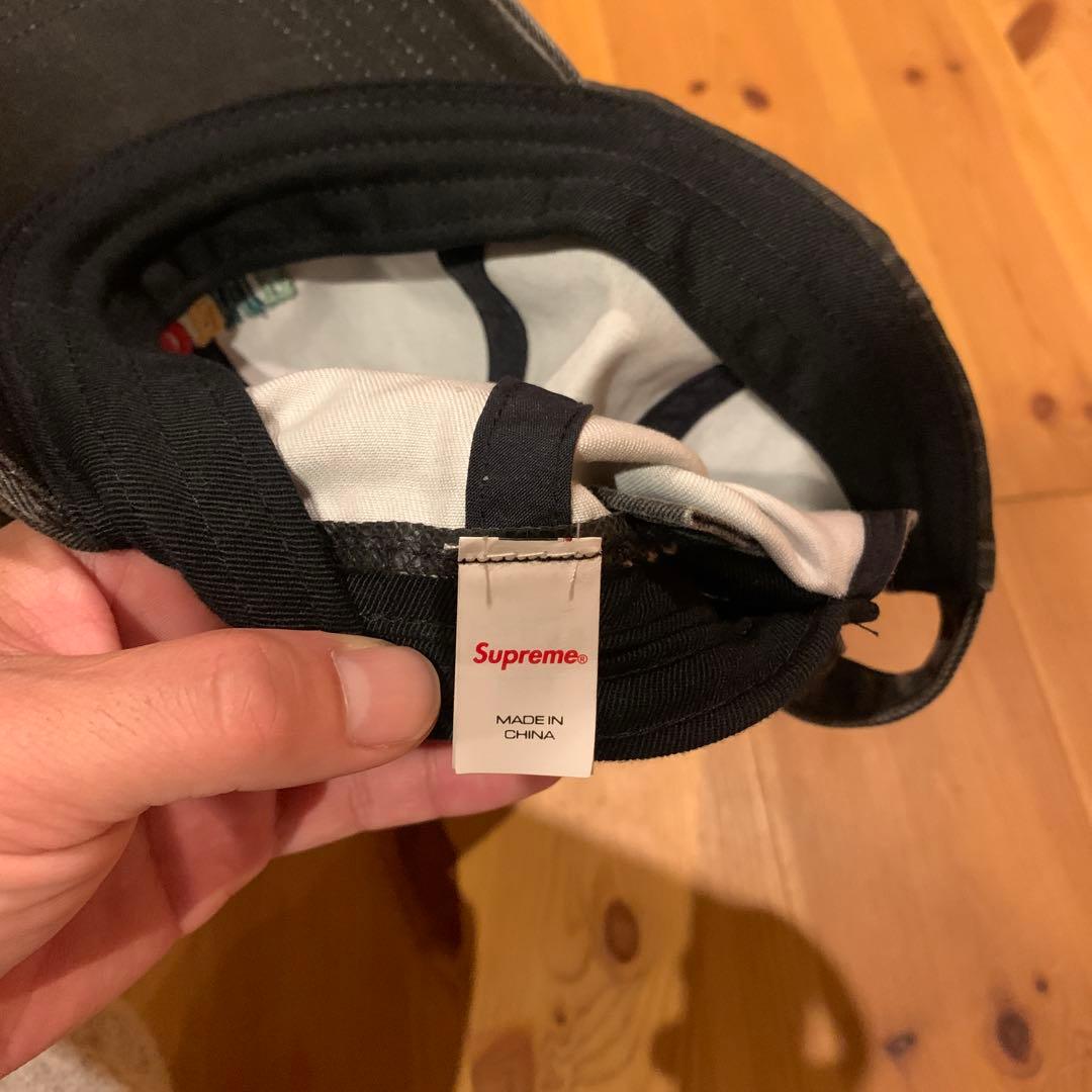 美品　Supreme Pigment Dye 6-Panel \"black\"