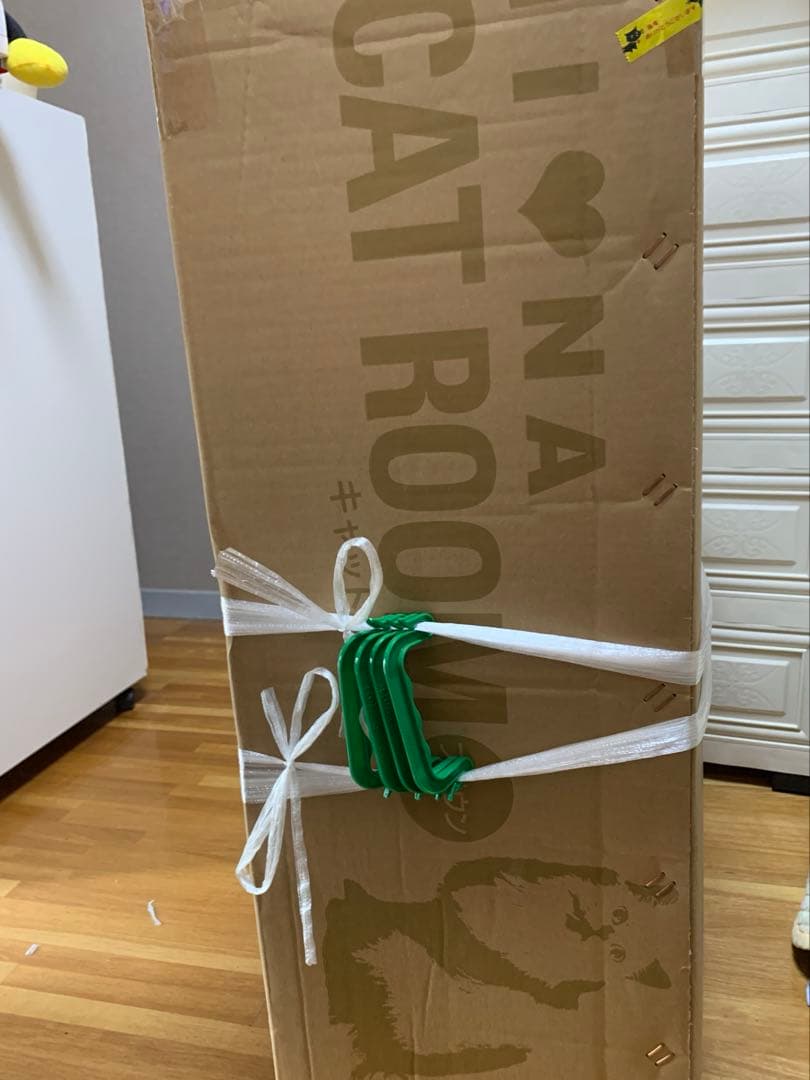 新品　IINA キャットルーム ブラウン 2段式