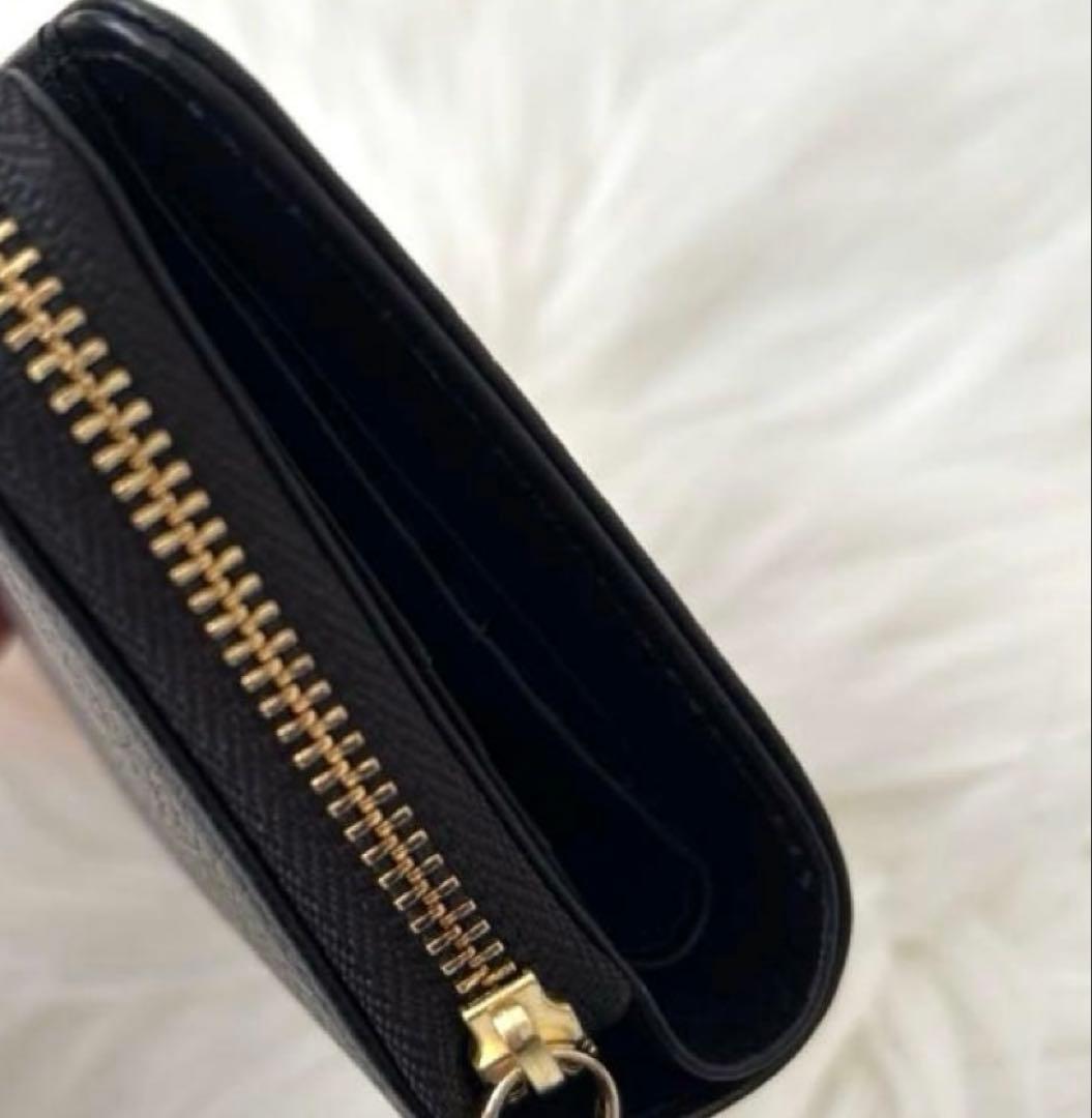 極美品　agnes b. アニエスベー VOYAGE レザー 二つ折り財布