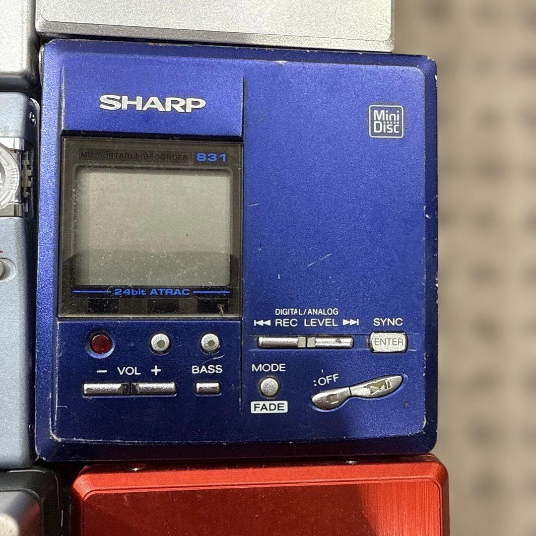 ジャンク　MDウォークマン　プレーヤー　まとめて