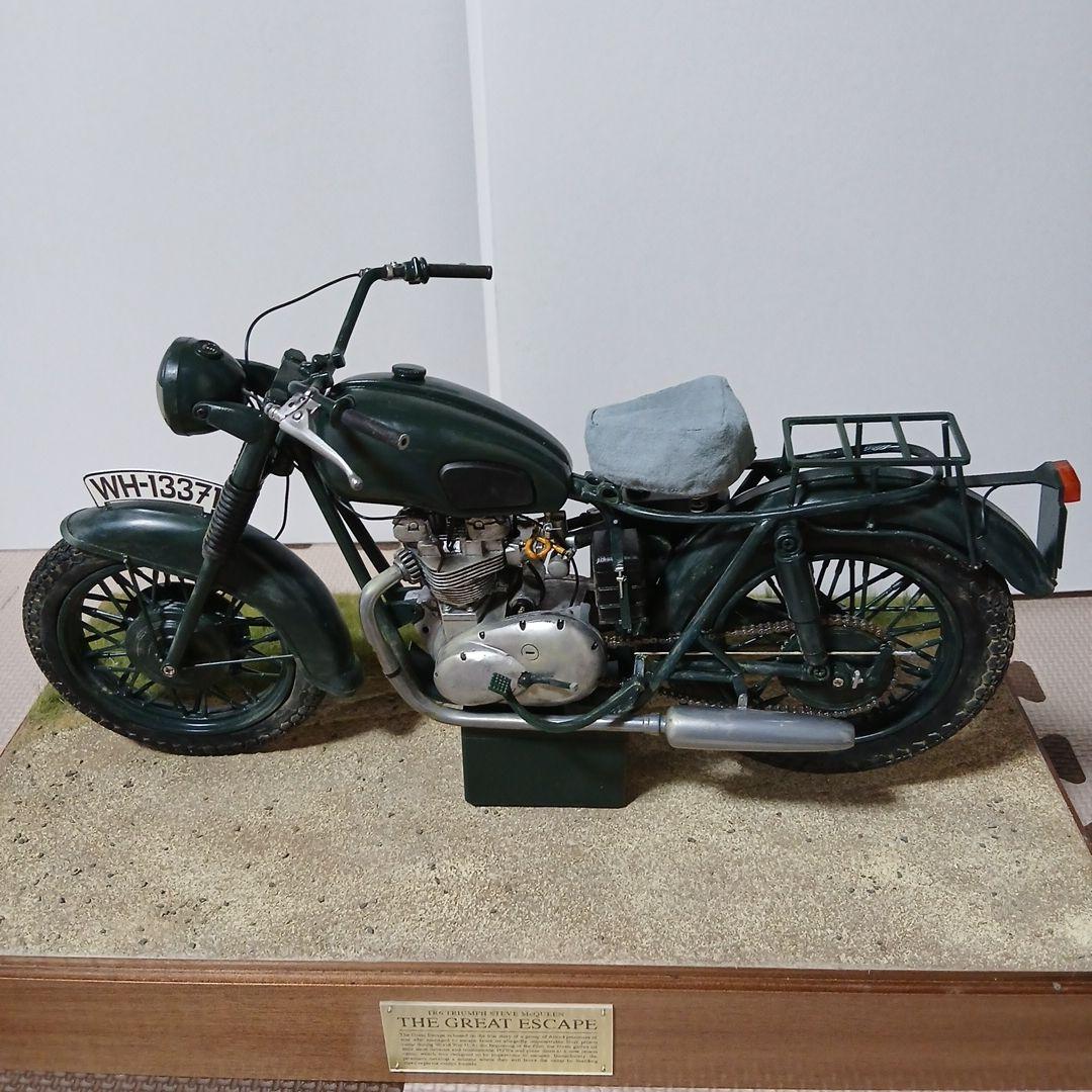 トム様限定　1/6大脱走トライアンフバイク フィギュアセット