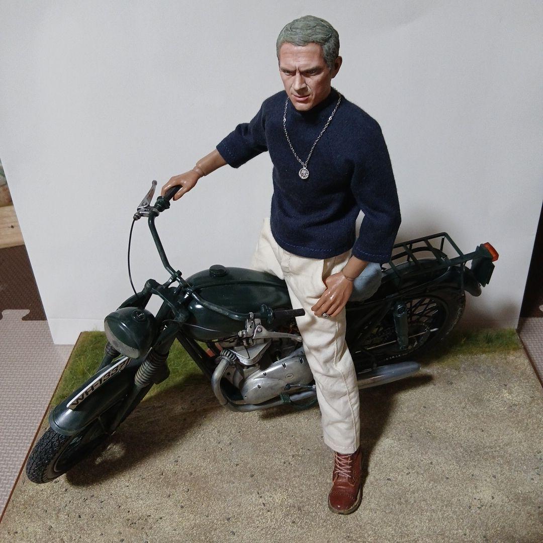 トム様限定　1/6大脱走トライアンフバイク フィギュアセット