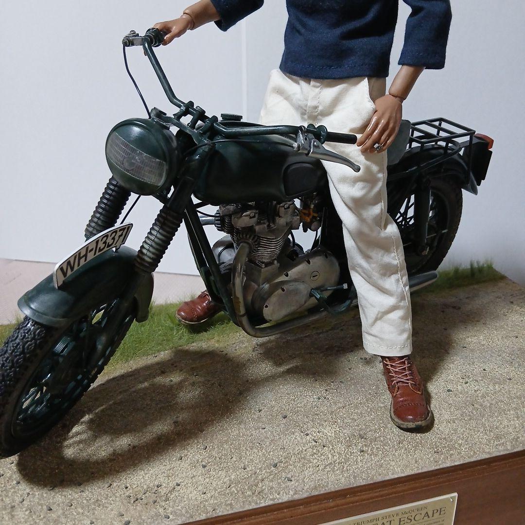 トム様限定　1/6大脱走トライアンフバイク フィギュアセット