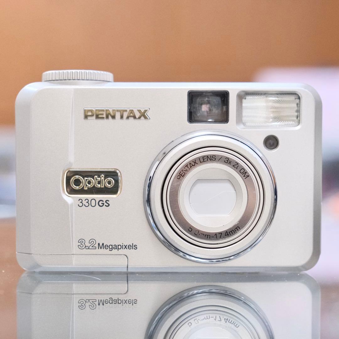 美品！ 動作品 平成レトロ Y2K PENTAX Optio 330GS 自撮り