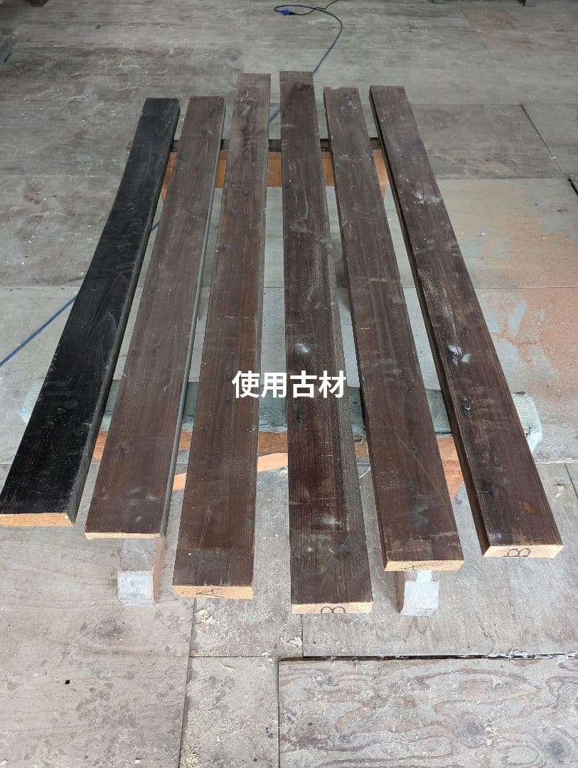 杉古材リメイク　分厚いラック　テーブル　ベンチ テレビ台　飾り台などに