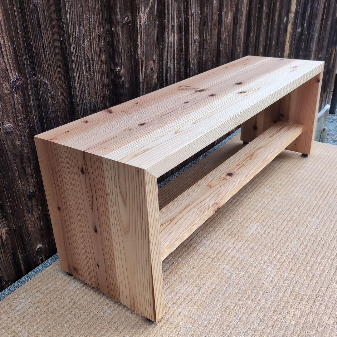 杉古材リメイク　分厚いラック　テーブル　ベンチ テレビ台　飾り台などに