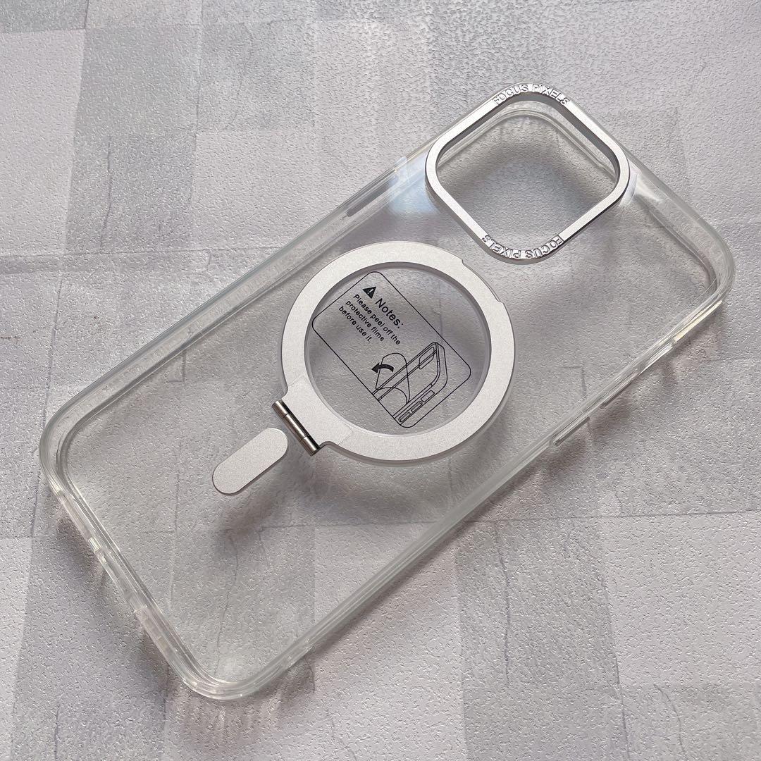 【iPhone 14 Pro Max用】スタンド一体型　ケース　クリア