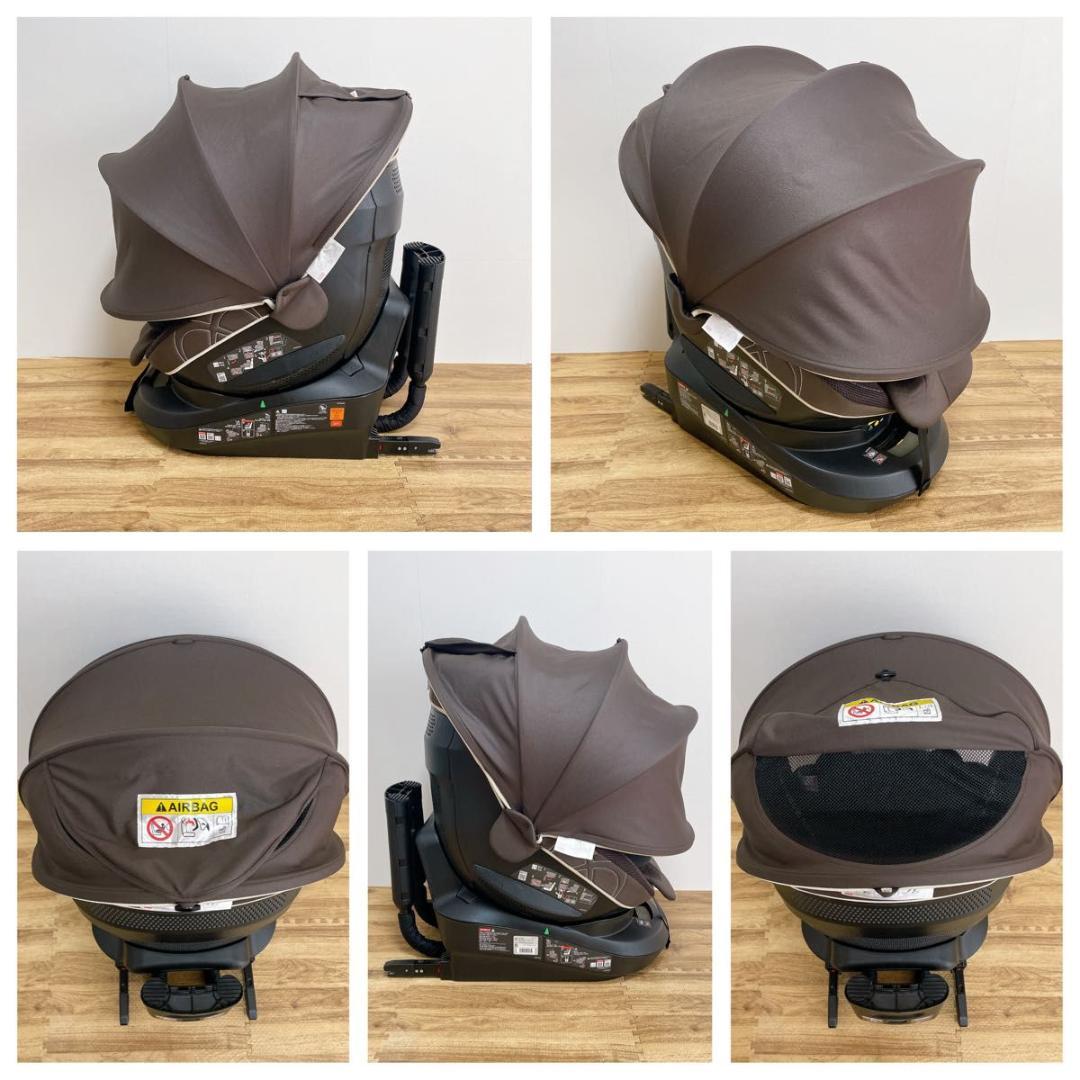 良品】エールベベ チャイルドシート　クルット4i グランス ISOFIX 回転式