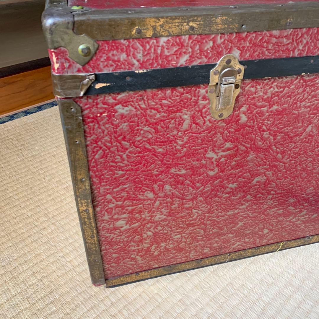 アンティーク BOX 箱 収納 衣装入 一段