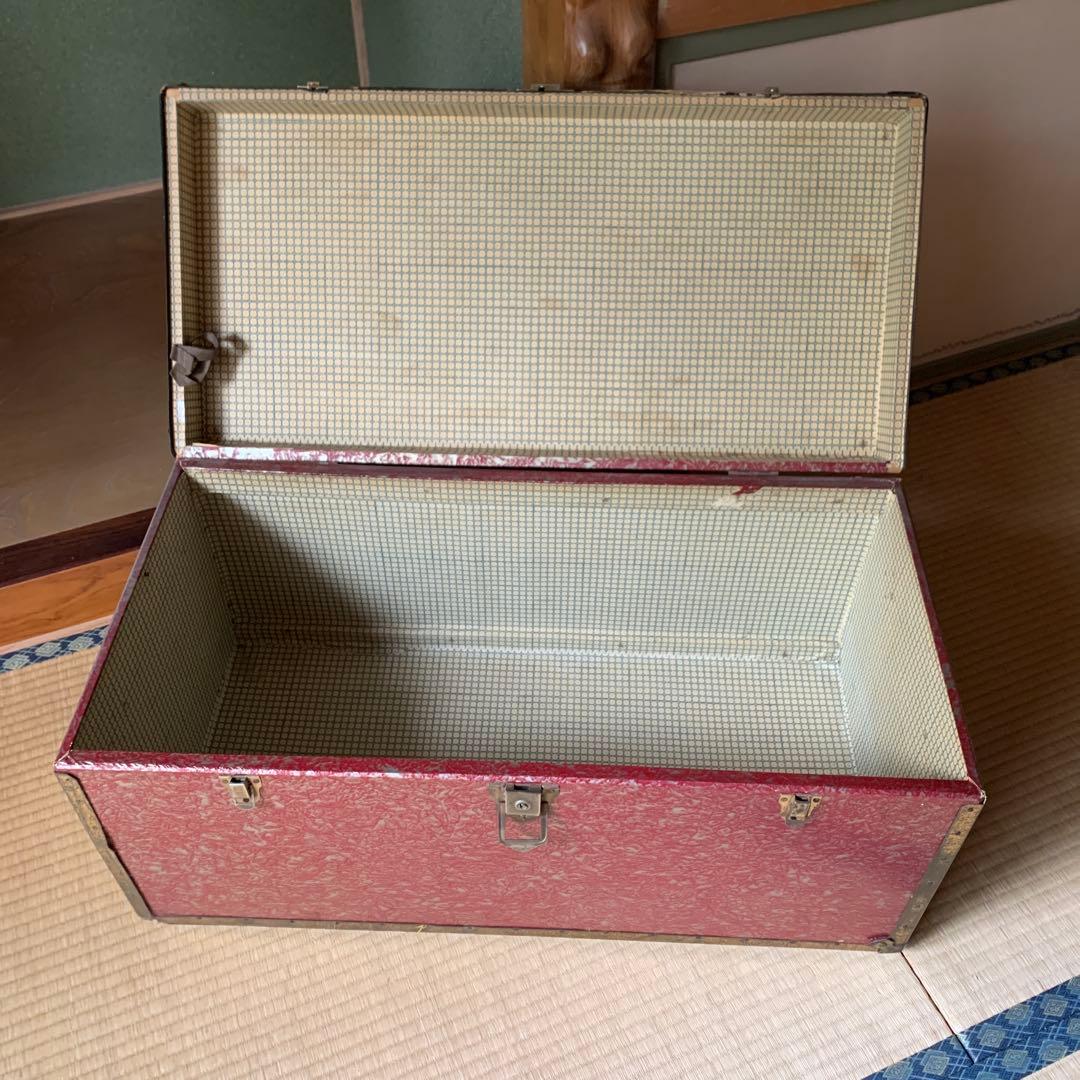 アンティーク BOX 箱 収納 衣装入 一段