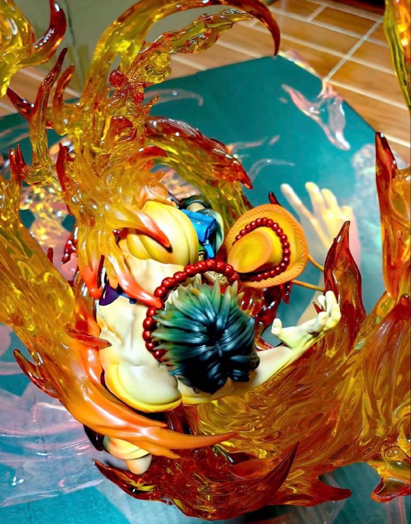 ワンピース 火拳のエース ガレージキット ガレキ スタチューX①⑦