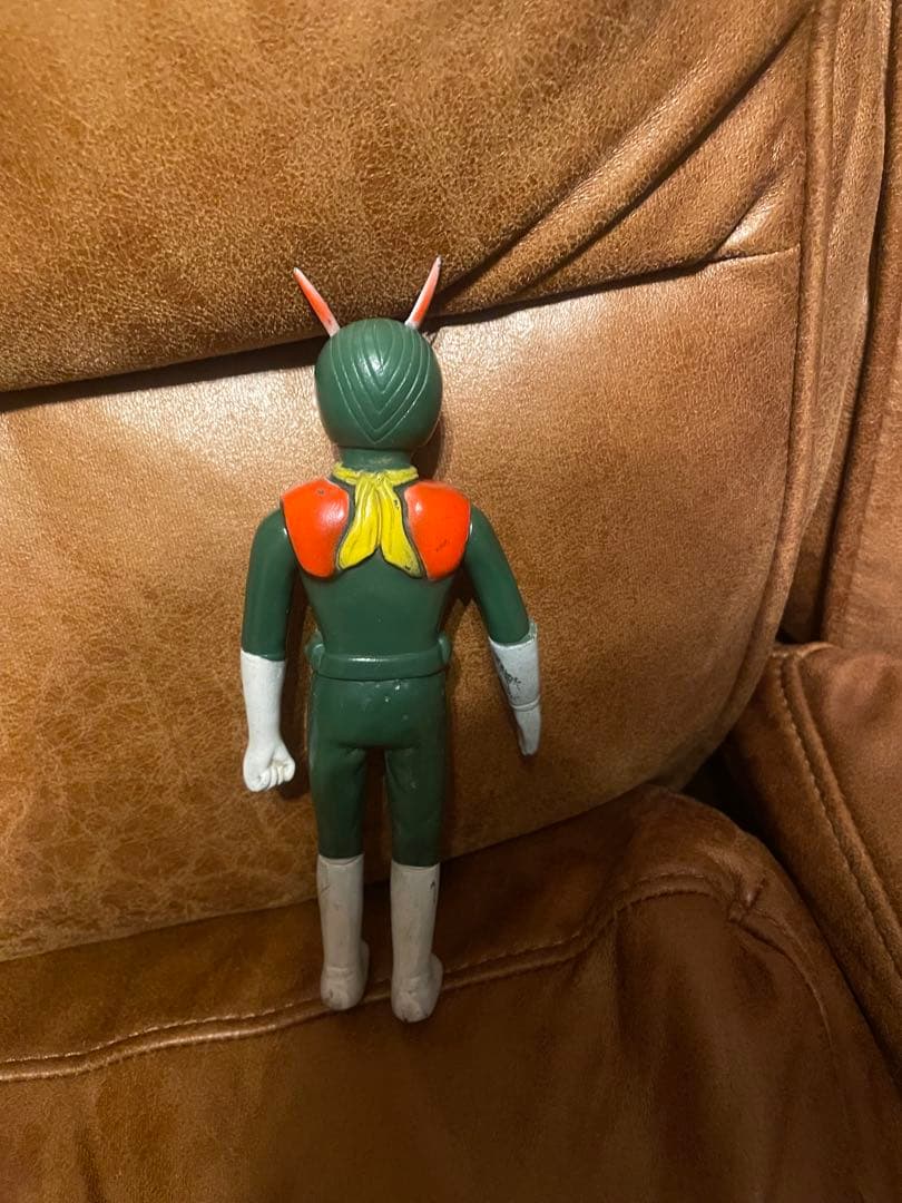 専用　無版権　ライダーマン　ソフビ