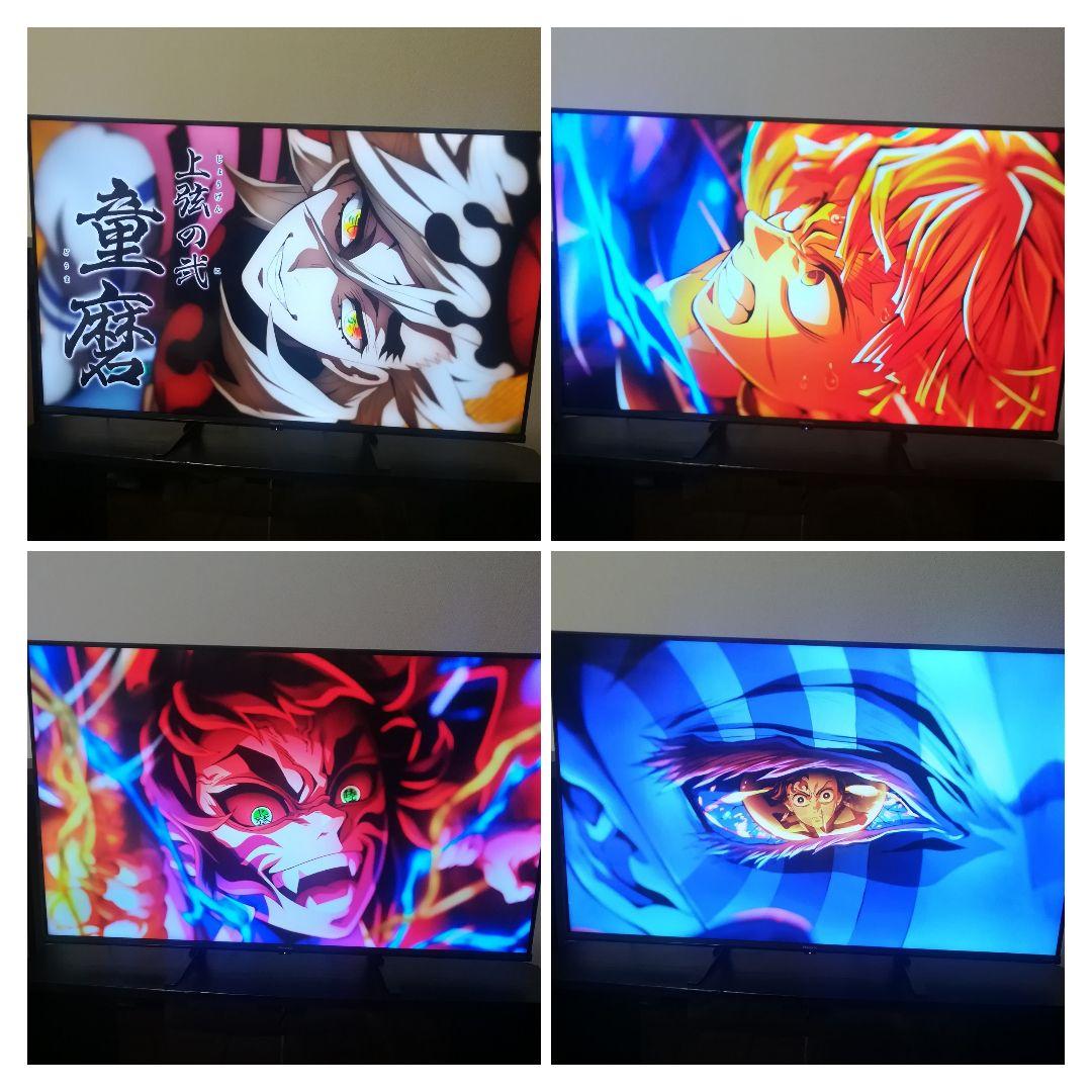 【美品／4Kチューナー内蔵／各種アプリ】2022年製　4K液晶テレビ