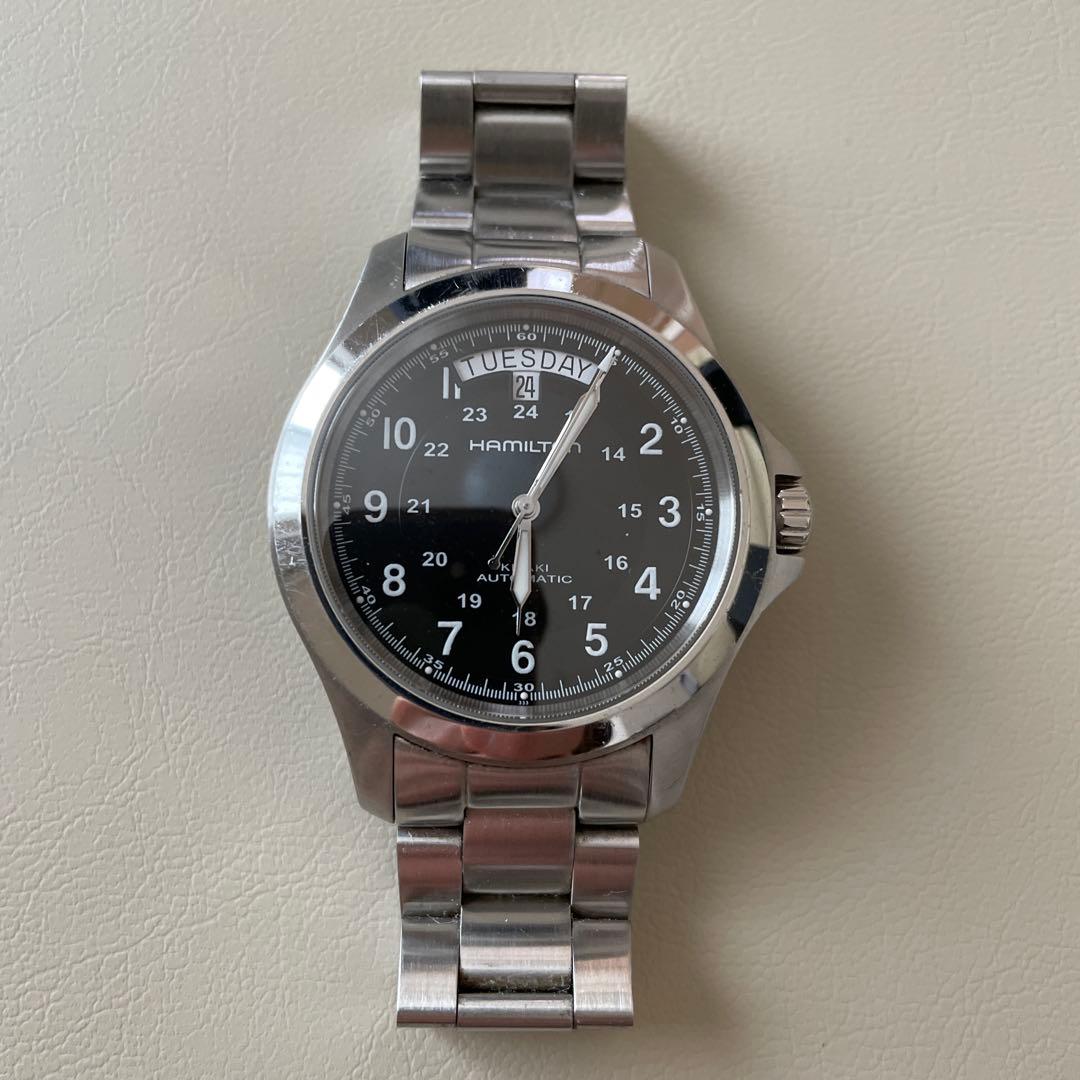 HAMILTON 自動巻き時計 グレー