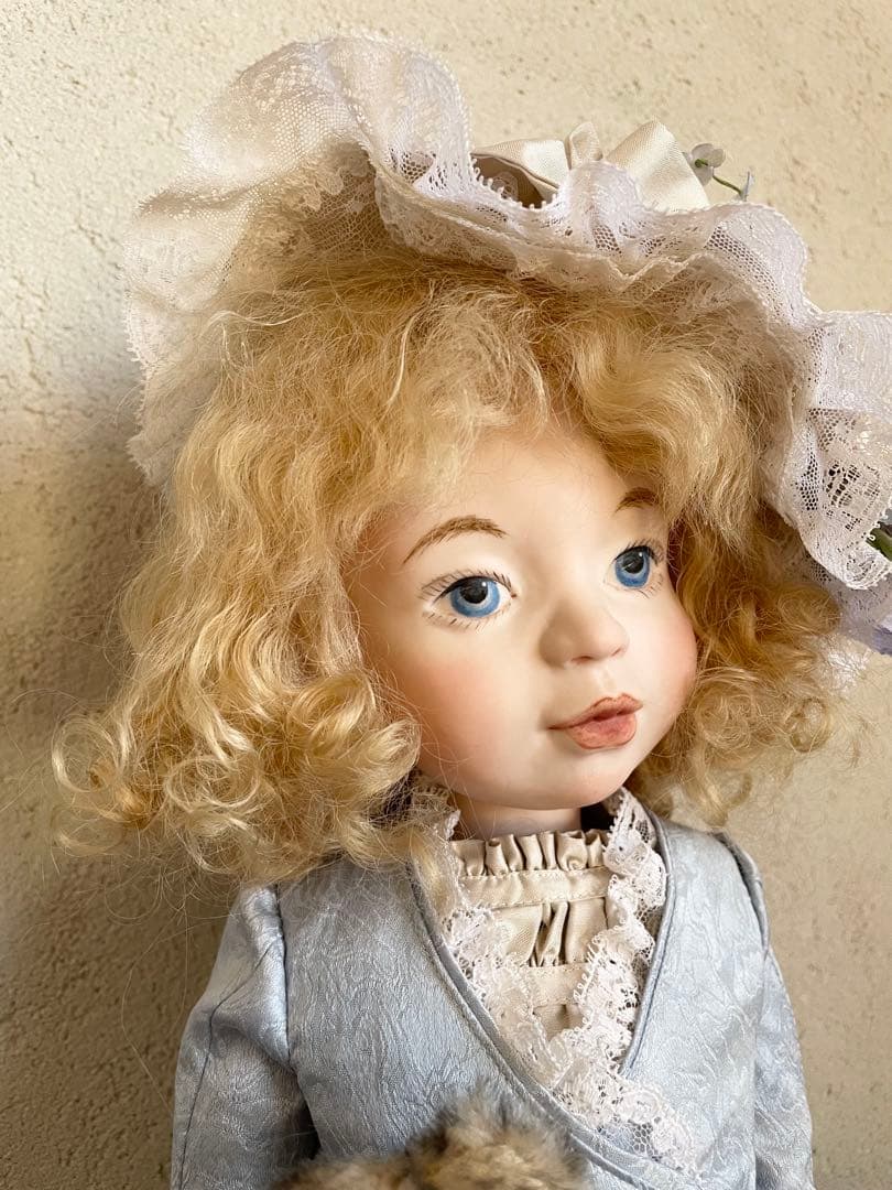 ビスクドール ハンドメイド 創作人形 アンティークドール テディベア ビクトリア