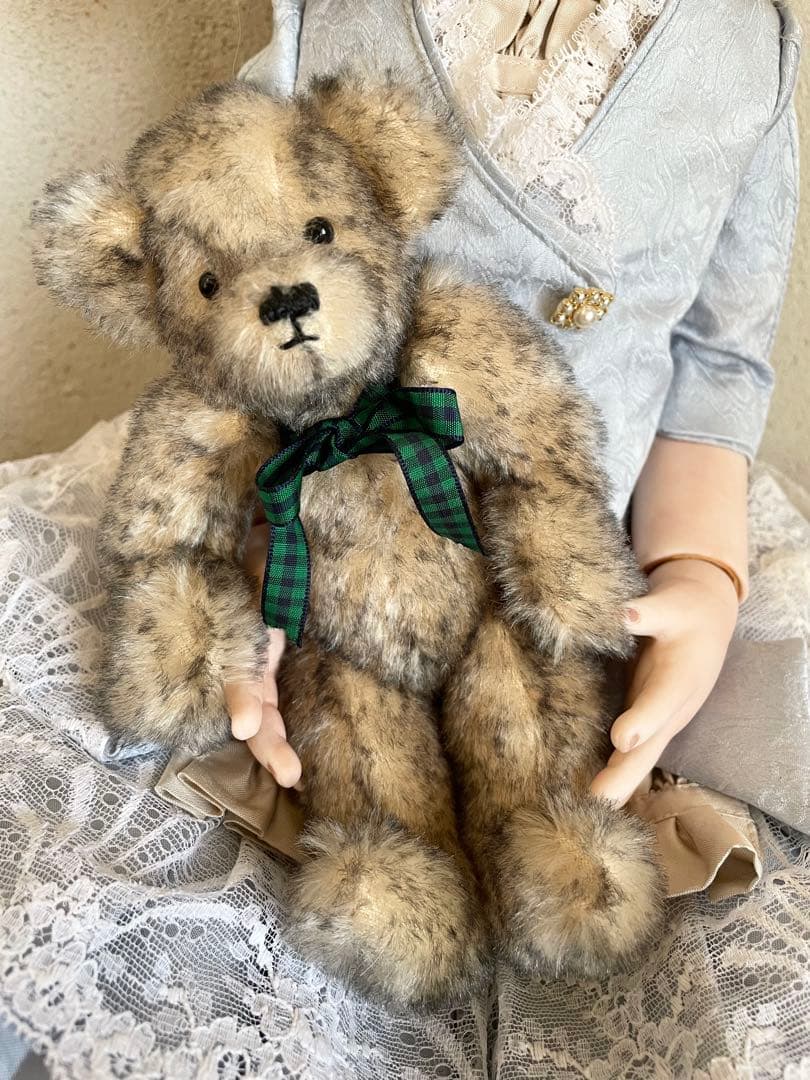 ビスクドール ハンドメイド 創作人形 アンティークドール テディベア ビクトリア