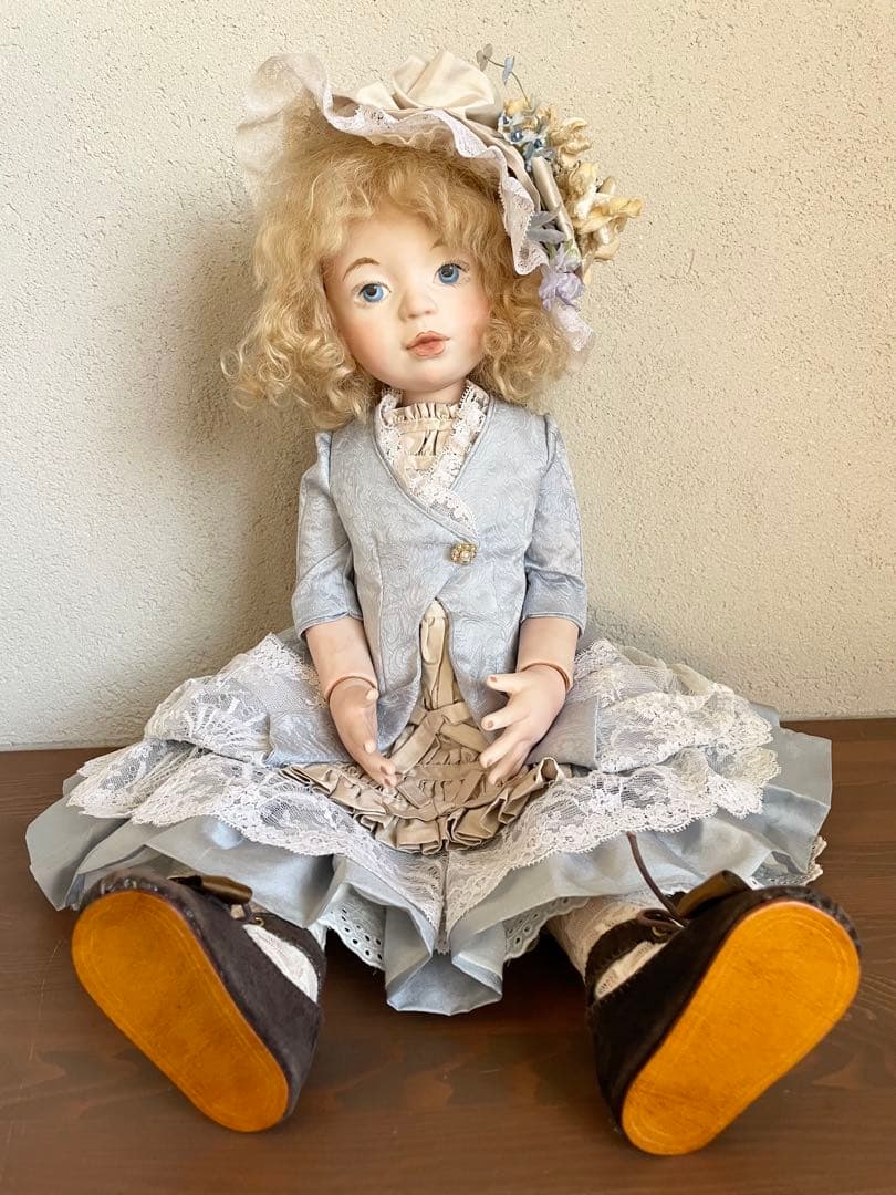 ビスクドール ハンドメイド 創作人形 アンティークドール テディベア ビクトリア