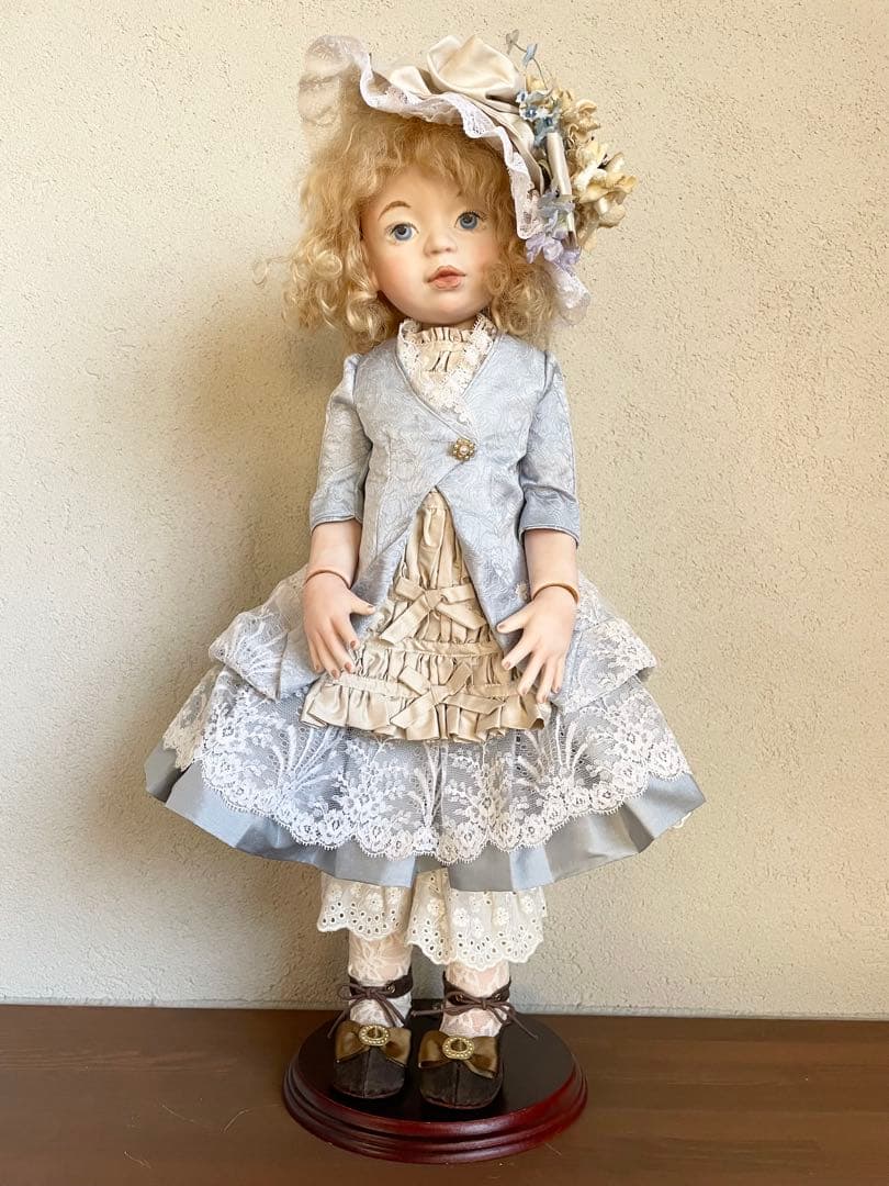 ビスクドール ハンドメイド 創作人形 アンティークドール テディベア ビクトリア