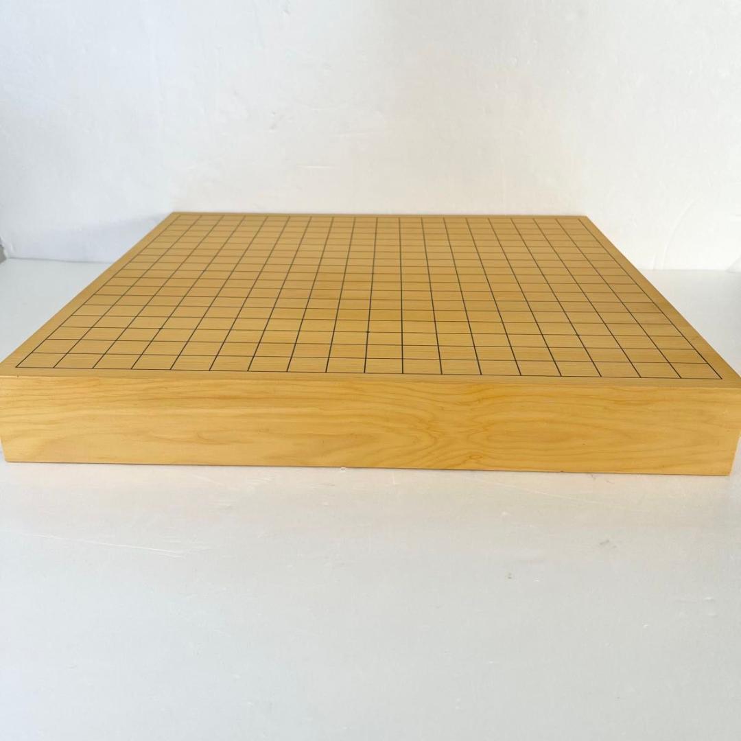 【美品】卓上囲碁盤　本榧　2寸　天地柾目　高級天然木　ハギ4枚造り　特撰　6㎝