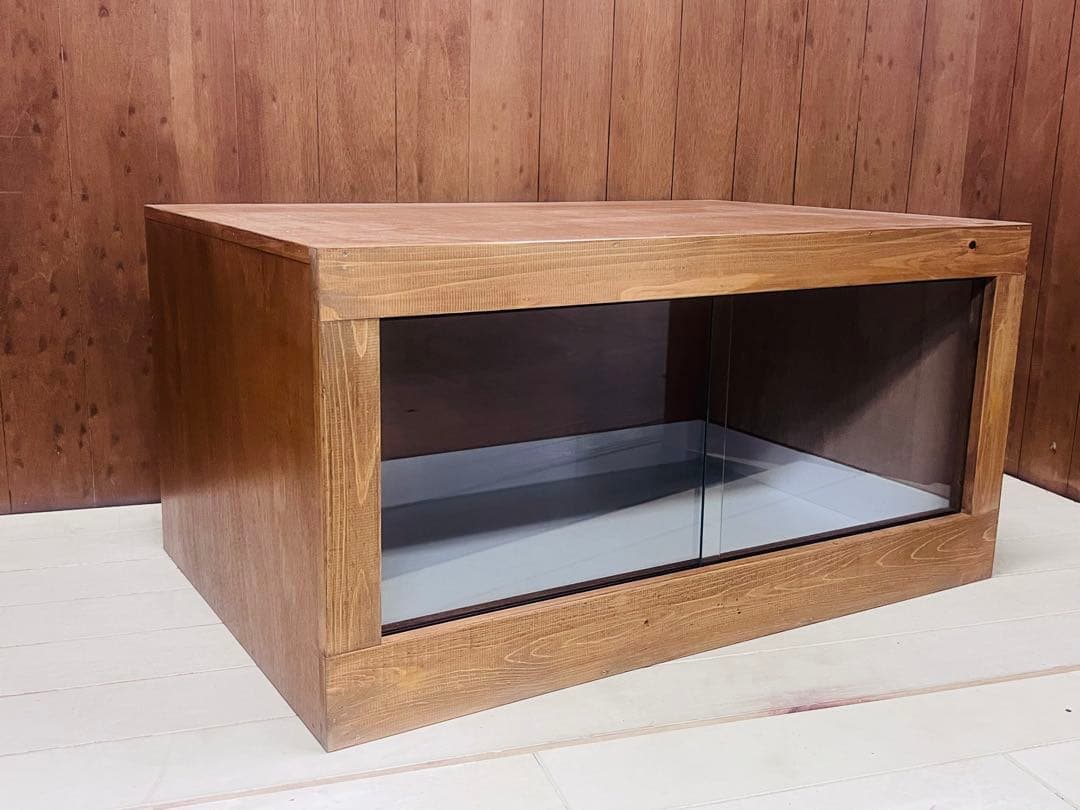 大型木製ケージ 900×600×450 小動物、爬虫類用 未使用